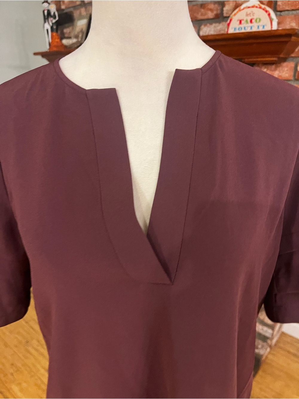 $348 NWT Frame Mulberry Blouse Size Small - Picture 3 of 6